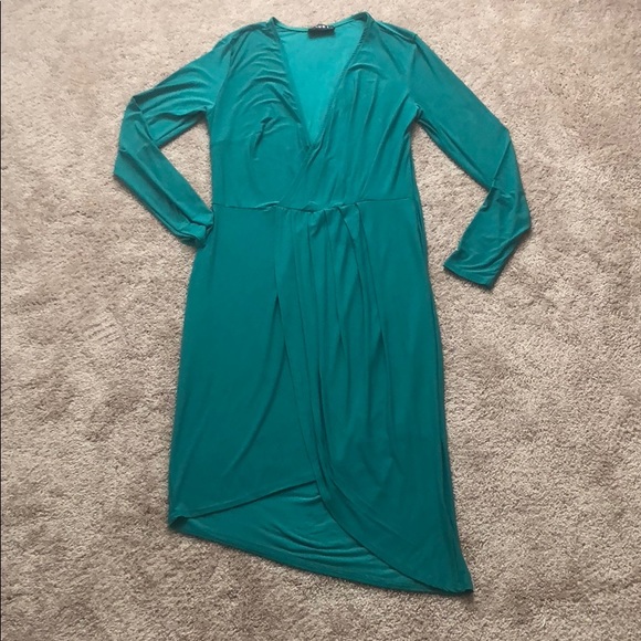 Dresses & Skirts - Long Sleeve Wrap Dress - Size 16